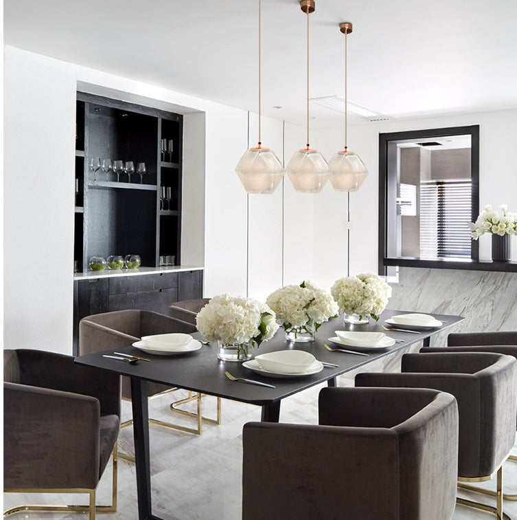 Glass Chandelier Living Room Dining Room Bar Art Bedside Bedroom Stairwell Personality Rubik&