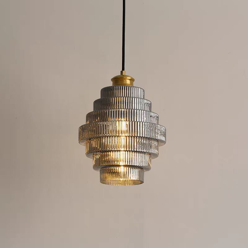 Simple Glass Bedside Small Droplight