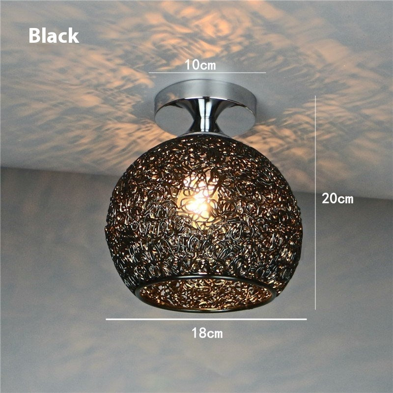 Simple Color LED Ceiling Lamp Bedroom Corridor Lamp