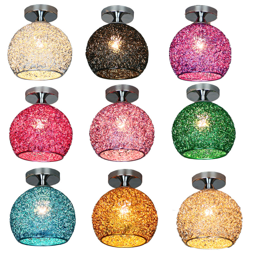 Simple Color LED Ceiling Lamp Bedroom Corridor Lamp