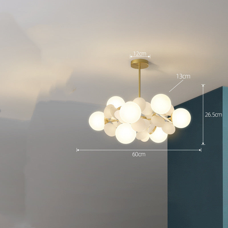 Nordic Chandelier Modern Minimalist Living Room Bedroom Lighting