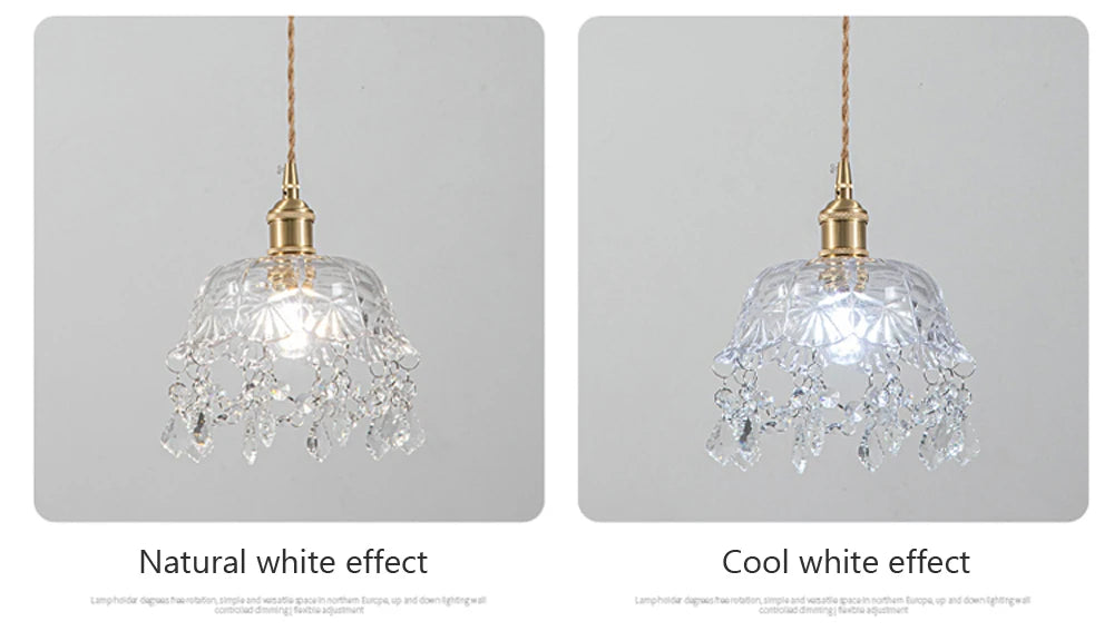 Modern Glass Pendant Lamp - Restaurant Suspension Chandelier for Living Room Dining Room Bedroom Light Fixtures Home Decor Hanging Lamp