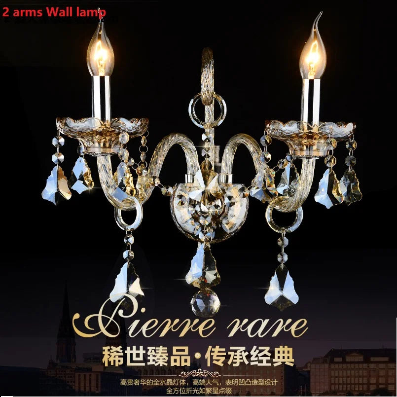 Large Modern Crystal LED Chandelier with 6/8/10/15/18 Arms in GoldSilver - Elegant K9 Lighting Fixture for Living Room