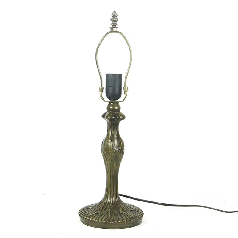 Elegant Tiffany Rose Stained Glass Table Lamp  Stylish Bedside Lighting for Home Restaurant  Bar