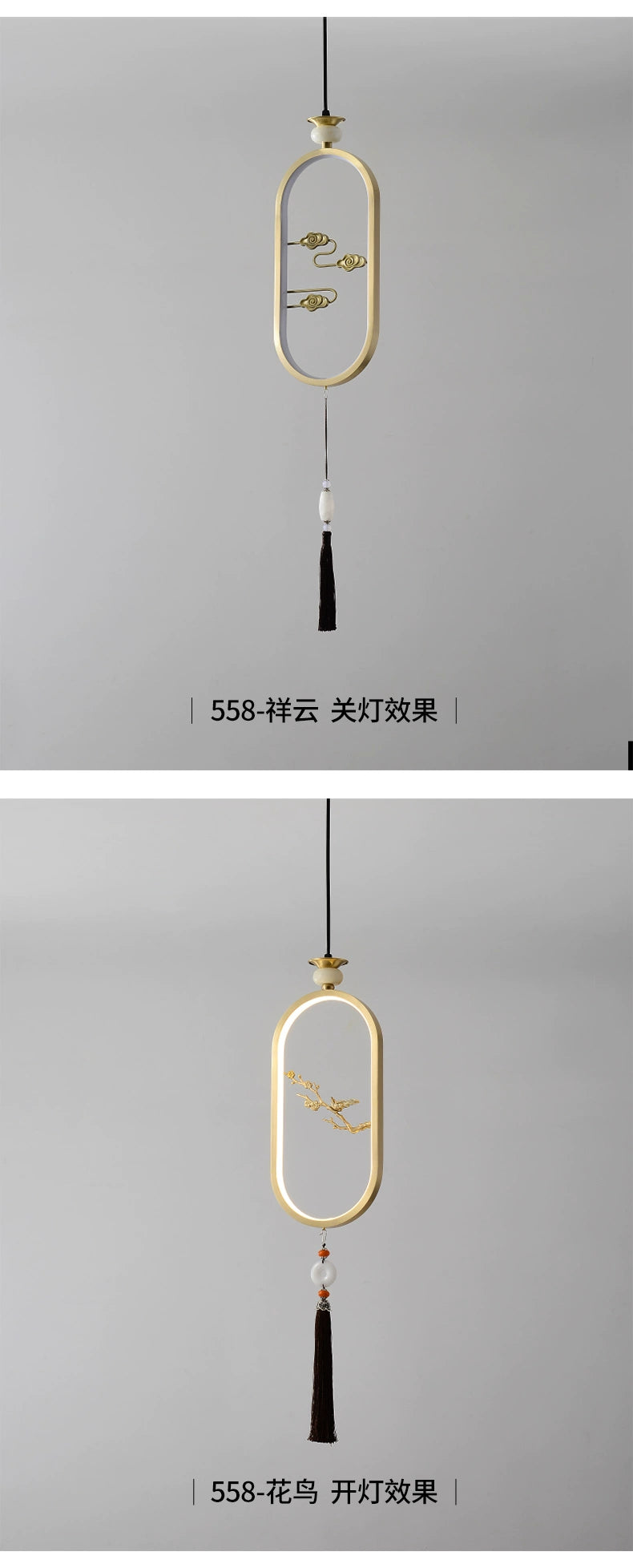 Elegant Copper Bedside Chandelier - Simple Luxury Droplight for Bedroom and Dining Room