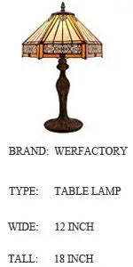 Green Wisteria Stained Glass Floor Lamp - 66 Corner Torch with 12 Shade Elegant Lighting