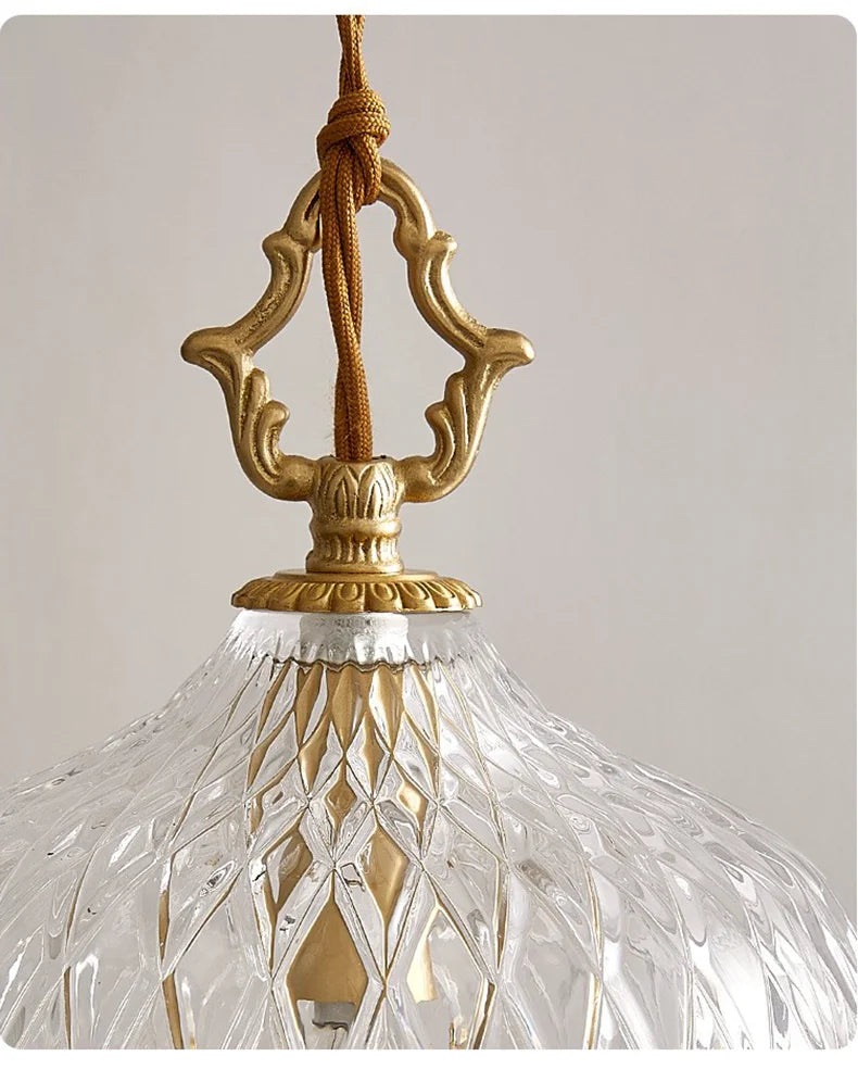 Modern LED Pendant Light Crystal Chandeliers Bedroom Luxury Glass Lamp for Home Decor Suspension Hanging Lights Fixtures