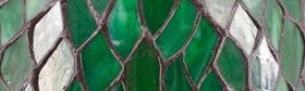 Green Wisteria Stained Glass Floor Lamp - 66 Corner Torch with 12 Shade Elegant Lighting
