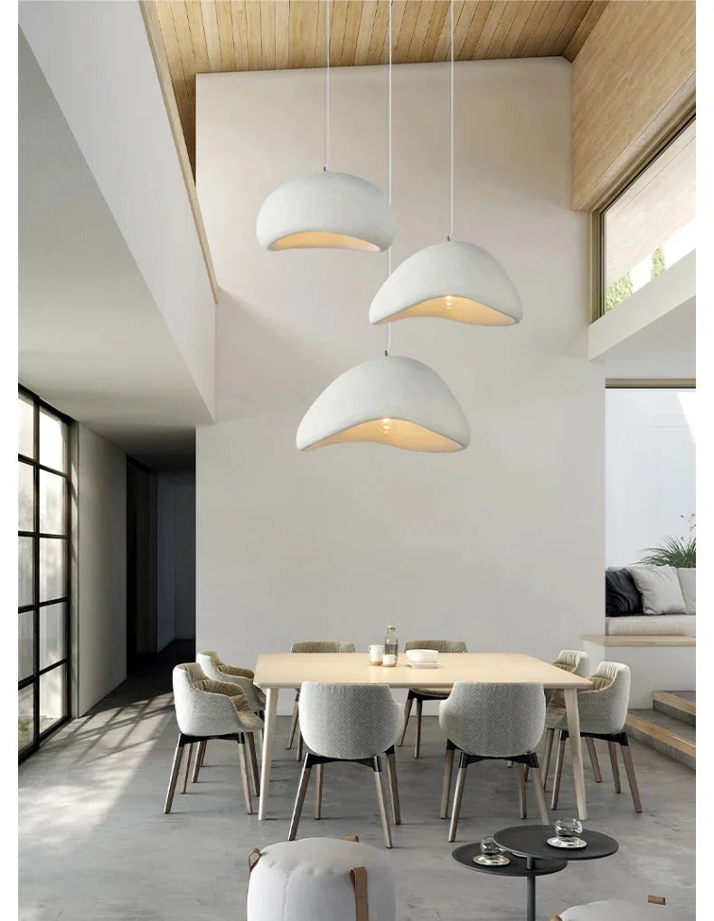 Japanese Style Ceiling Chandelier Modern Dining Table Pendant Light for Living Room Bedroom Loft Hanging Lamp
