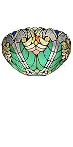 Antique Style Tall Standing Stained Glass Reading Floor Lamp - Luxurious Handcrafted Lighting for Cozy Spaces