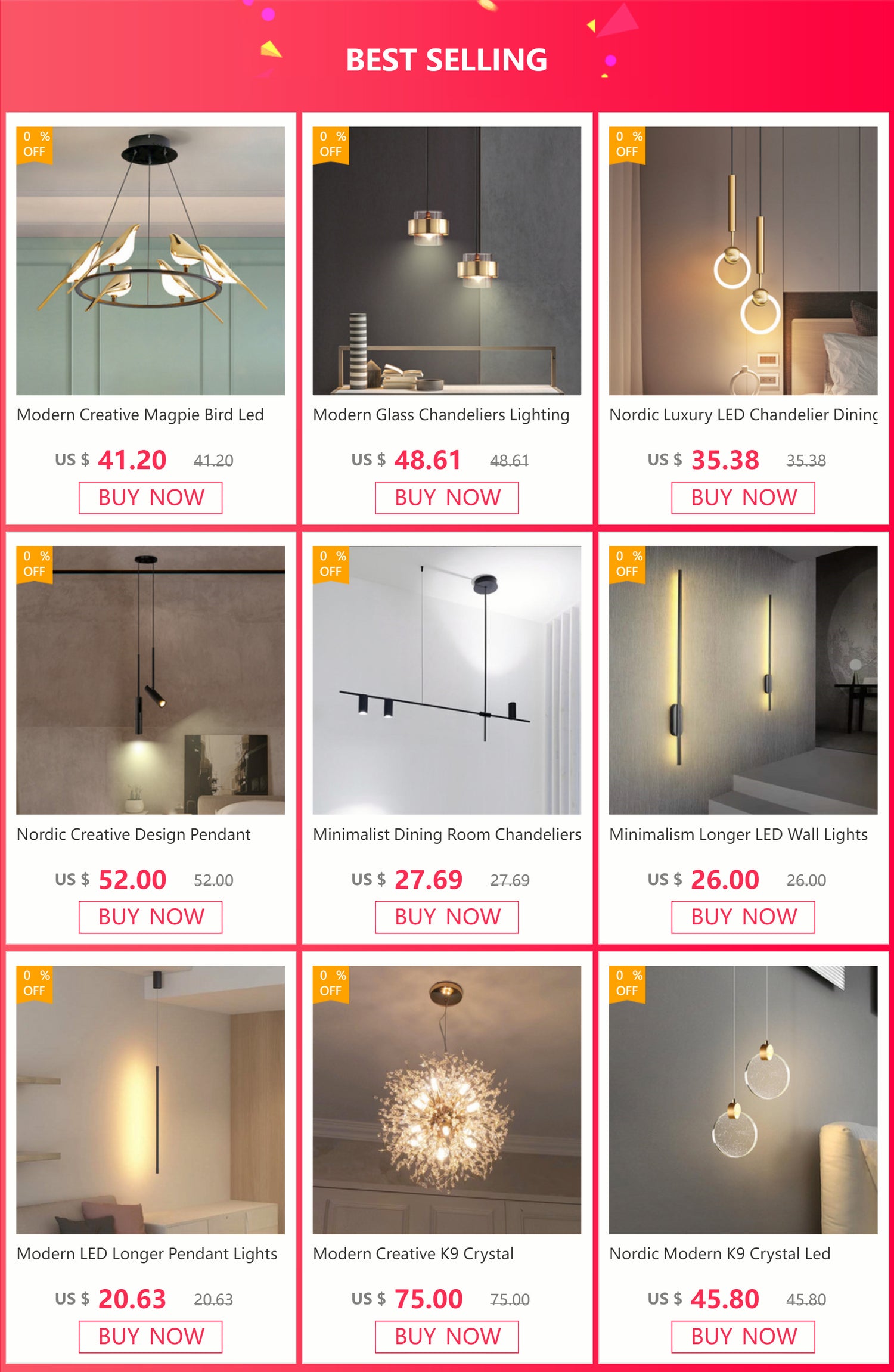 Nordic Chandeliers Lighting Clear Glass Ball Pendant Lights Dining Room Bedroom Decorate Kitchen Fixture Bedside Bar Hanging Lamp