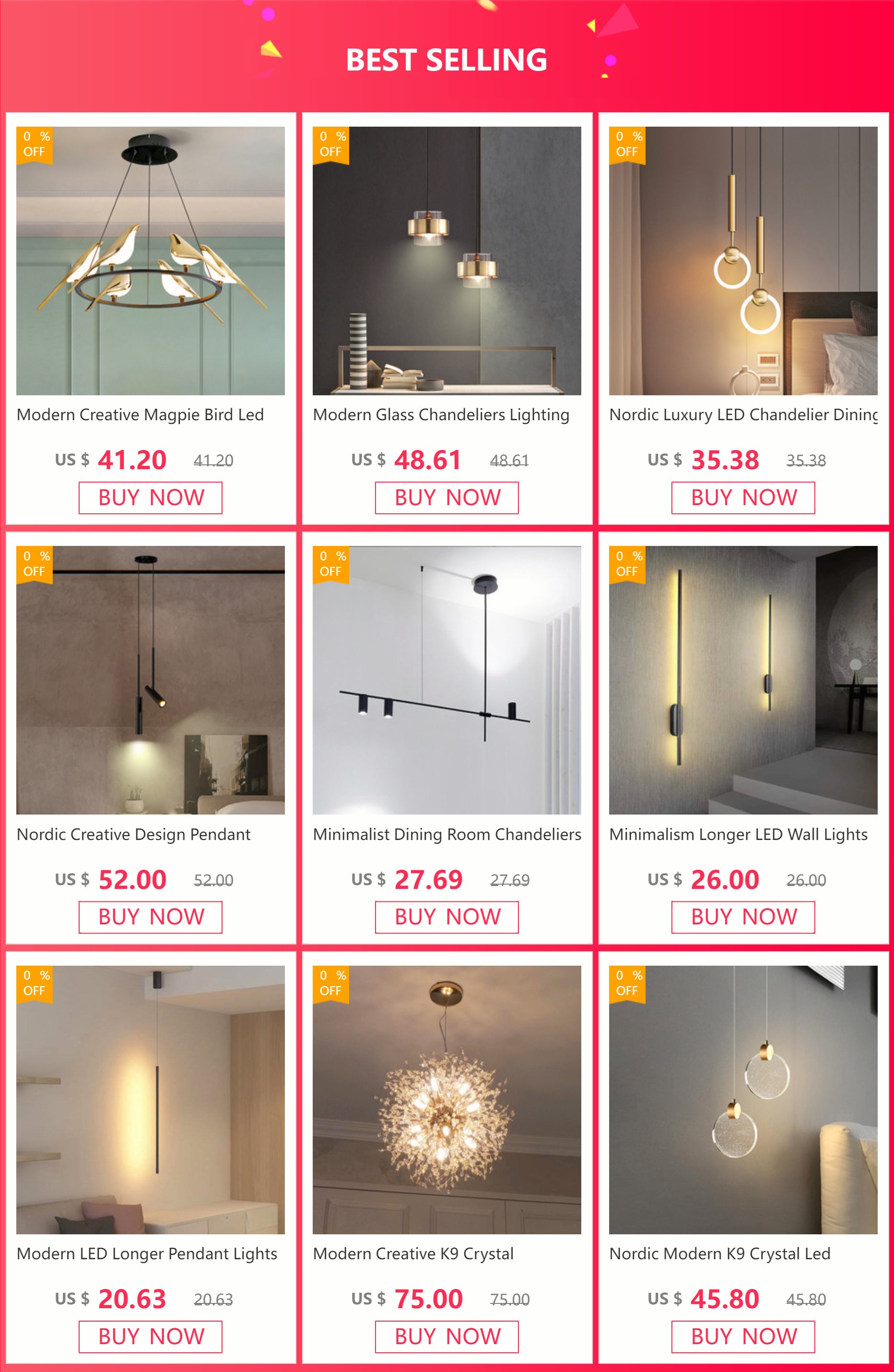 Nordic Chandeliers Lighting Clear Glass Ball Pendant Lights Dining Room Bedroom Decorate Kitchen Fixture Bedside Bar Hanging Lamp