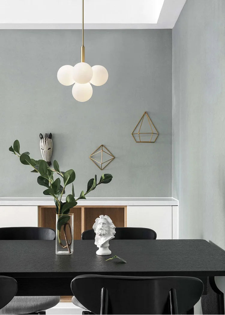 Luxury Glass Chandelier Lighting for Living Room Decor Dining Table Pendant Lights Indoor Restaurant Apartment Hanging Lamp