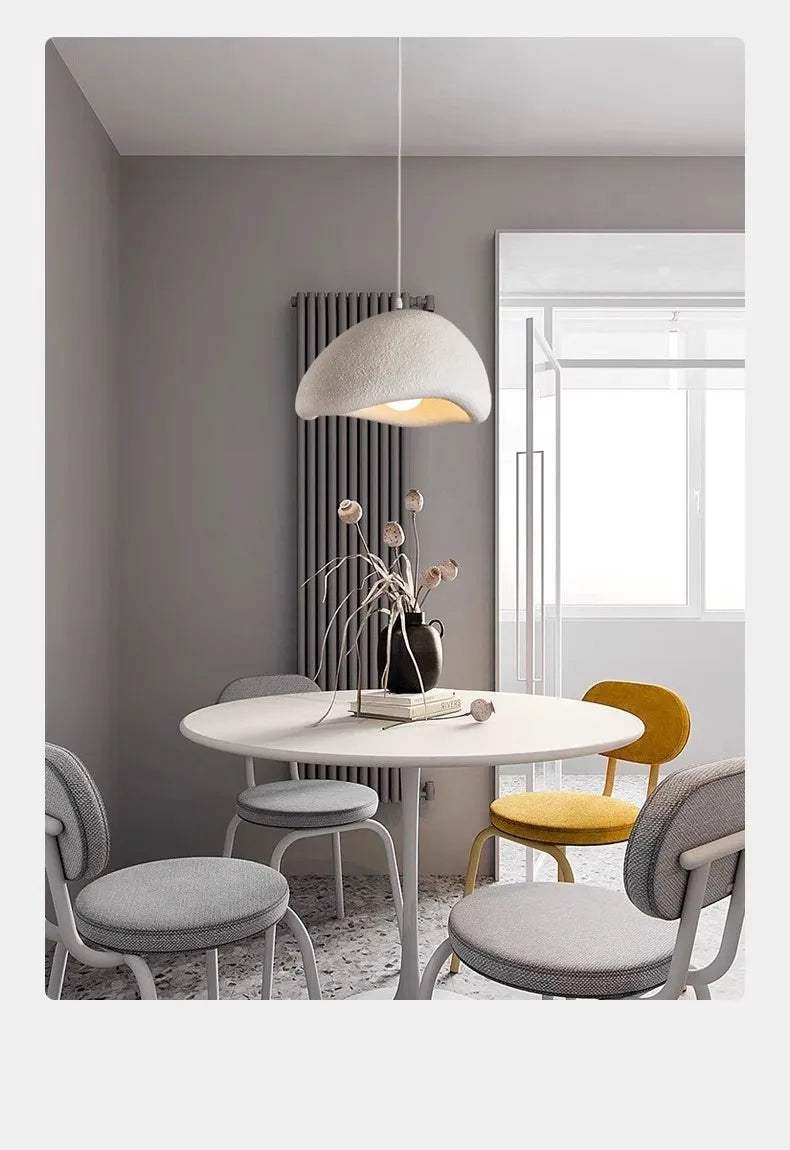 Japanese Style Ceiling Chandelier Modern Dining Table Pendant Light for Living Room Bedroom Loft Hanging Lamp