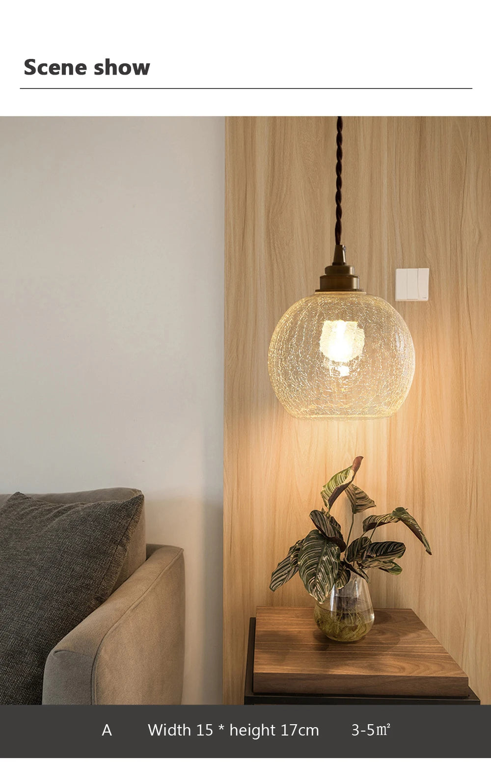 Glass Pendant Light Nordic Dining Room Retro Chandeliers Creative Minimal Transparent Lampshade For Restaurant Lamp Lustre