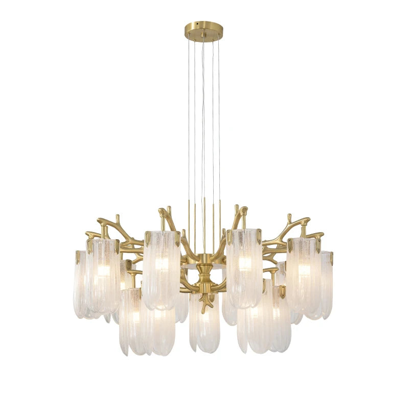 Luxury Villa Living Room Crystal Chandelier Home Indoor Lighting Decor Ceiling Chandelier Bedroom Study Crystal Light