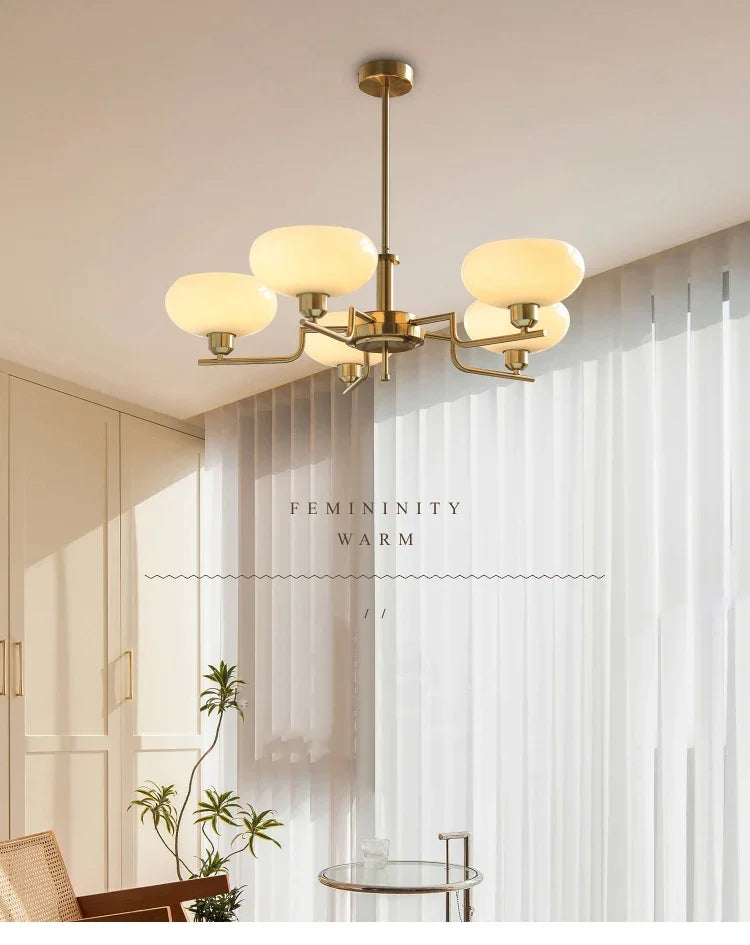 French Bauhaus Medieval Ceiling Lamp Creative Bedroom Chandelier for Study Room and Living Room Designer Retro Lamp