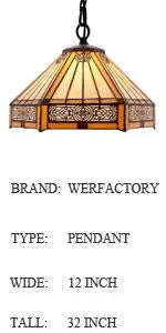 Yellow Hexagon Stained Glass Torchiere Floor Lamp - 66in Tall Corner Accent Light for Living Room and Bedroom Handcrafted Collectible Decor