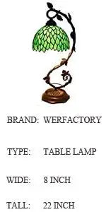 Green Wisteria Stained Glass Floor Lamp - 66 Corner Torch with 12 Shade Elegant Lighting