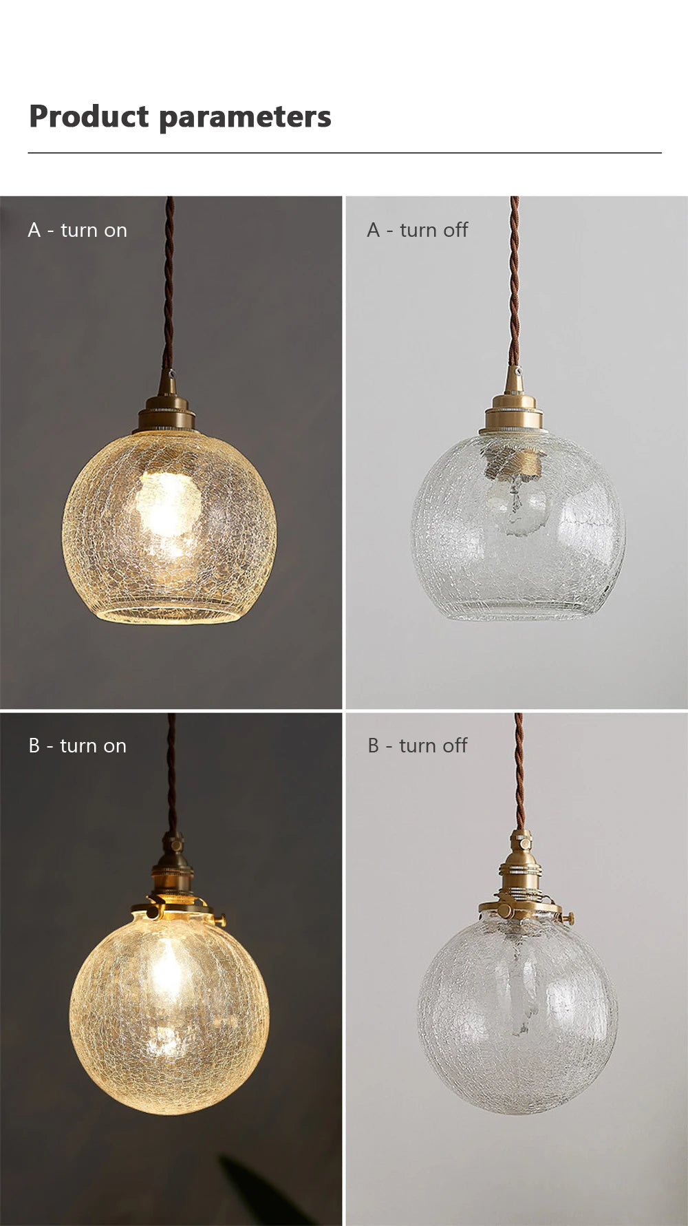 Glass Pendant Light Nordic Dining Room Retro Chandeliers Creative Minimal Transparent Lampshade For Restaurant Lamp Lustre