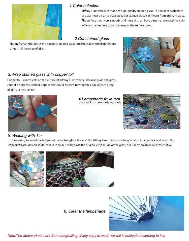 Tiffany Style LED Floor Lamp with Red Stained Glass Rose Shade  63-Inch Tall Standing Reading Light