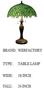 Green Wisteria Stained Glass Floor Lamp - 66 Corner Torch with 12 Shade Elegant Lighting