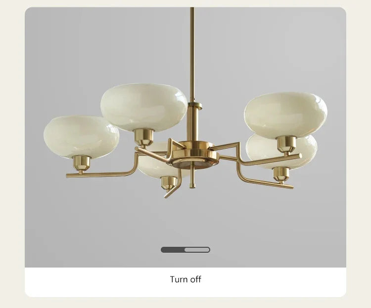 French Bauhaus Medieval Ceiling Lamp Creative Bedroom Chandelier for Study Room and Living Room Designer Retro Lamp