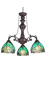 Antique Style Tall Standing Stained Glass Reading Floor Lamp - Luxurious Handcrafted Lighting for Cozy Spaces