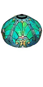 Antique Style Tall Standing Stained Glass Reading Floor Lamp - Luxurious Handcrafted Lighting for Cozy Spaces