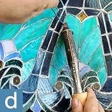 Antique Style Tall Standing Stained Glass Reading Floor Lamp - Luxurious Handcrafted Lighting for Cozy Spaces