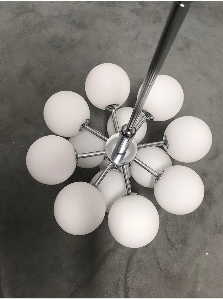 Luxury Glass Chandelier Lighting for Living Room Decor Dining Table Pendant Lights Indoor Restaurant Apartment Hanging Lamp