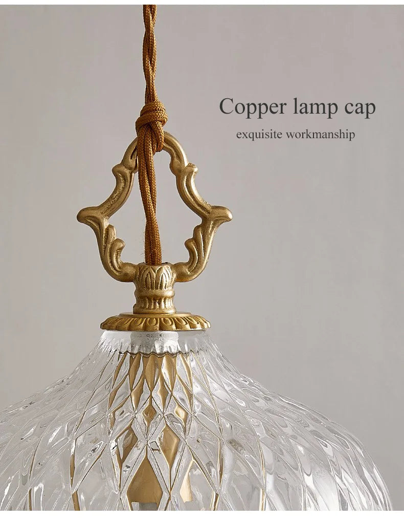 Modern LED Pendant Light Crystal Chandeliers Bedroom Luxury Glass Lamp for Home Decor Suspension Hanging Lights Fixtures