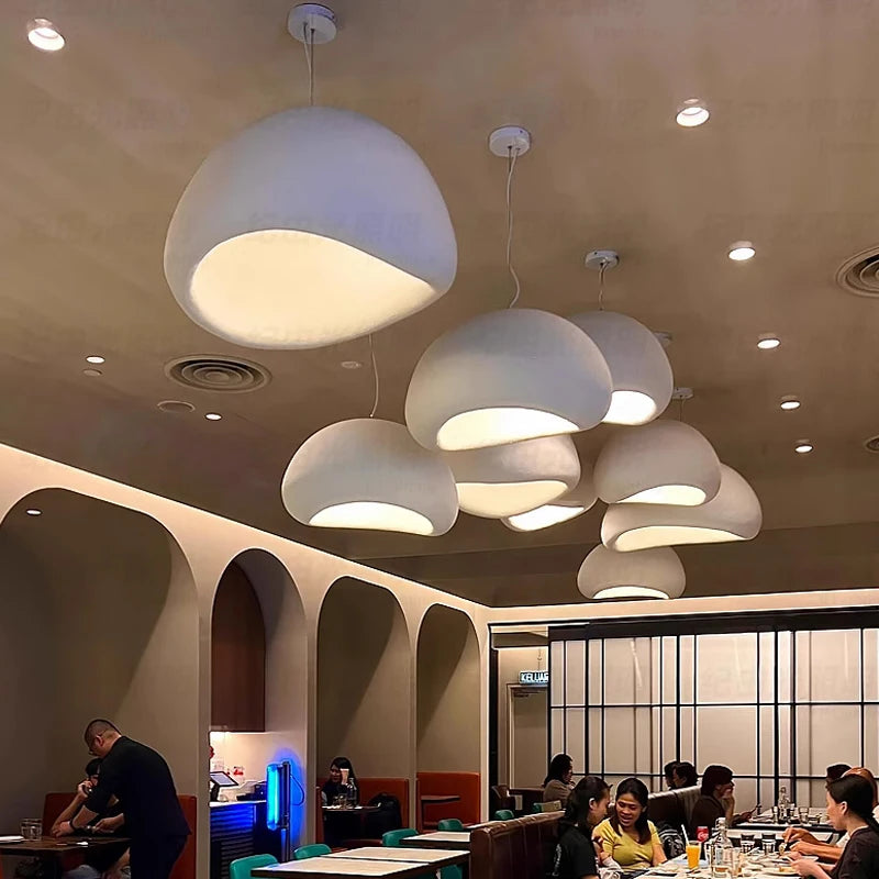 Japanese Style Ceiling Chandelier Modern Dining Table Pendant Light for Living Room Bedroom Loft Hanging Lamp