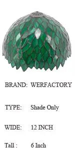 Green Wisteria Stained Glass Floor Lamp - 66 Corner Torch with 12 Shade Elegant Lighting