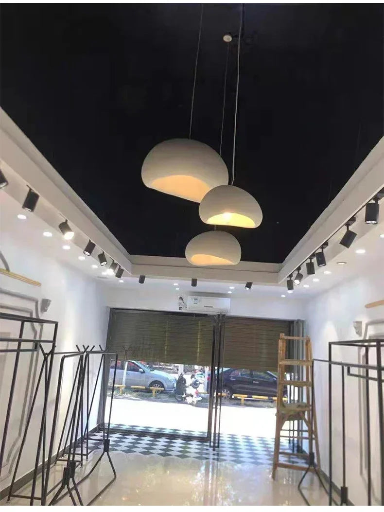 Japanese Style Ceiling Chandelier Modern Dining Table Pendant Light for Living Room Bedroom Loft Hanging Lamp