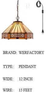 Yellow Hexagon Stained Glass Torchiere Floor Lamp - 66in Tall Corner Accent Light for Living Room and Bedroom Handcrafted Collectible Decor