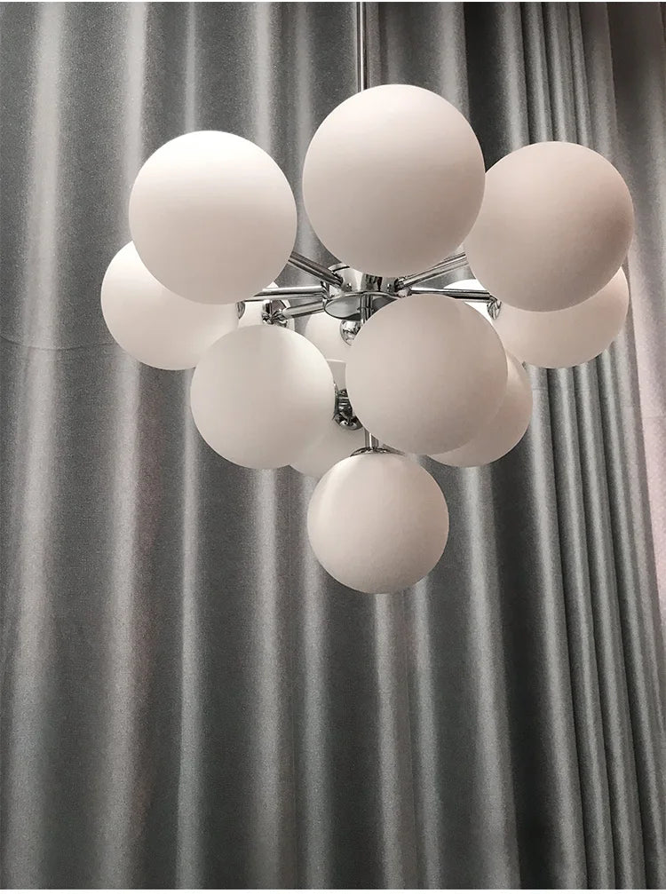 Luxury Glass Chandelier Lighting for Living Room Decor Dining Table Pendant Lights Indoor Restaurant Apartment Hanging Lamp