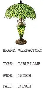 Green Wisteria Stained Glass Floor Lamp - 66 Corner Torch with 12 Shade Elegant Lighting