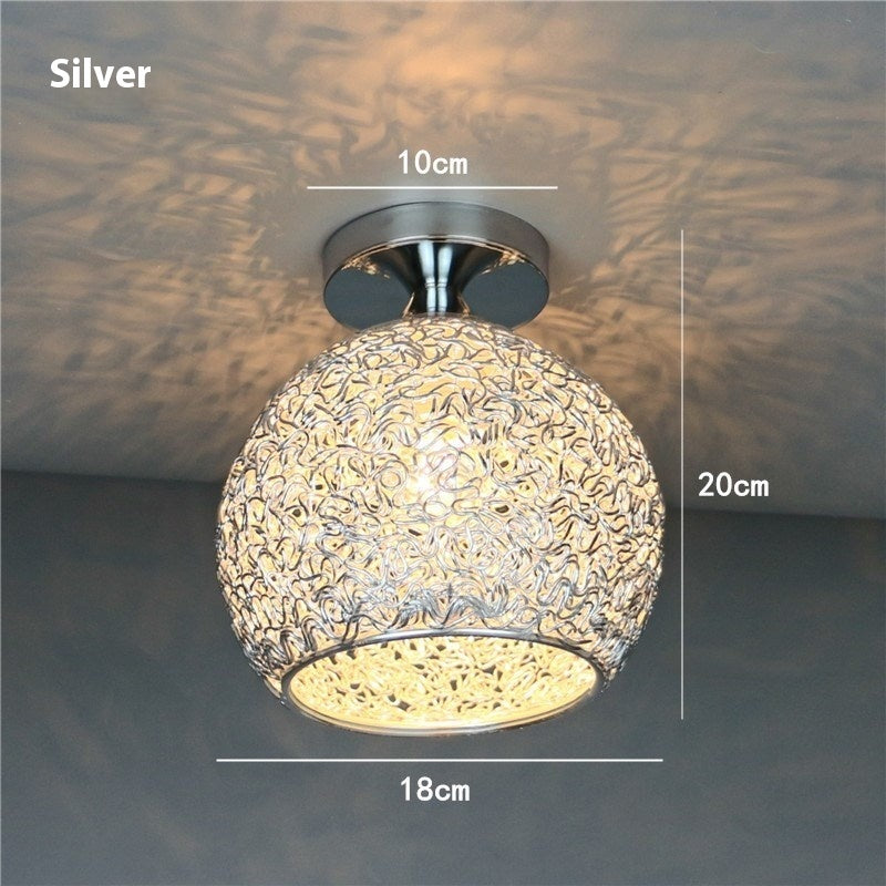 Simple Color LED Ceiling Lamp Bedroom Corridor Lamp