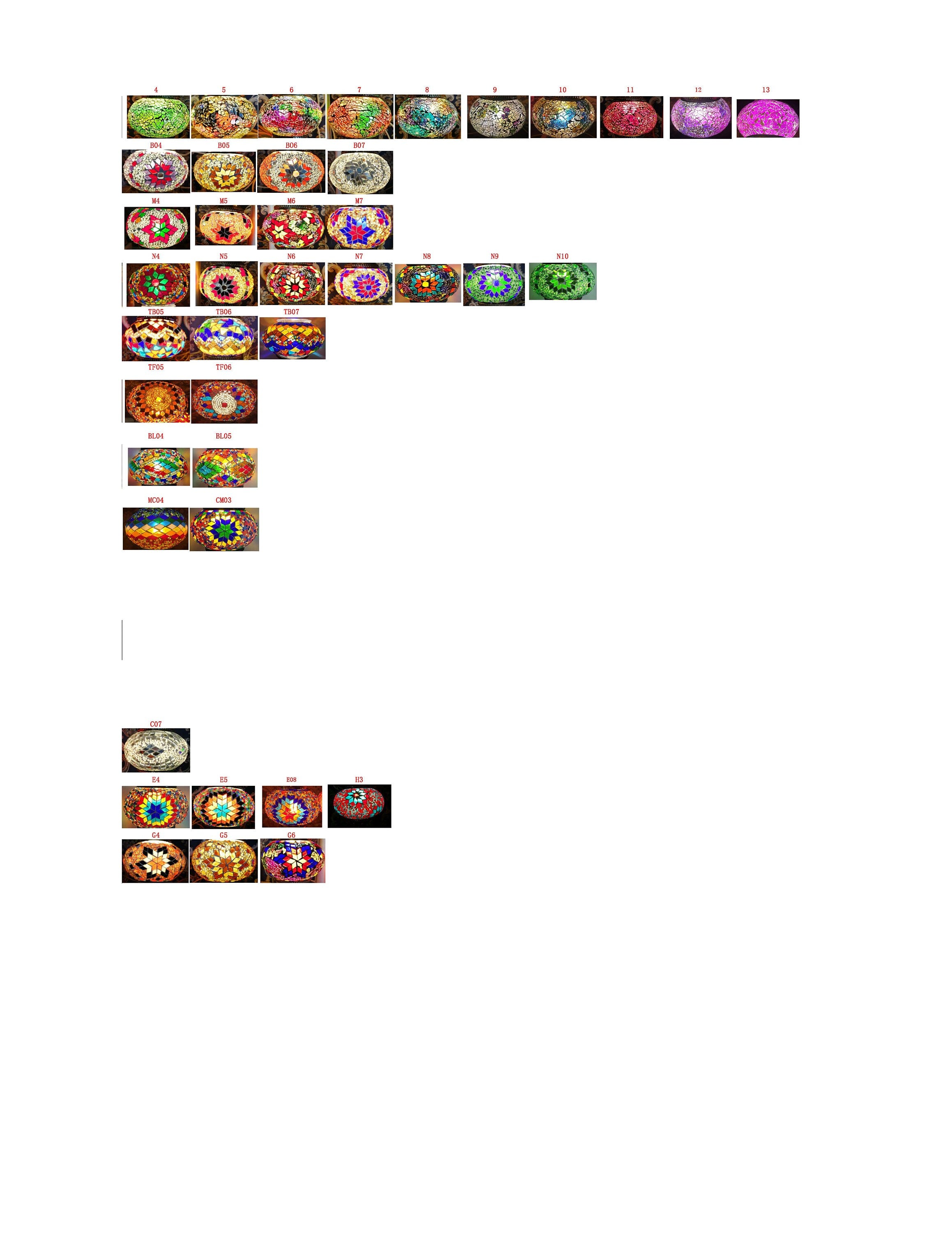 Chandelier Helical 11 Globes Turkish Moroccan Style Mosaic Multicolored Light