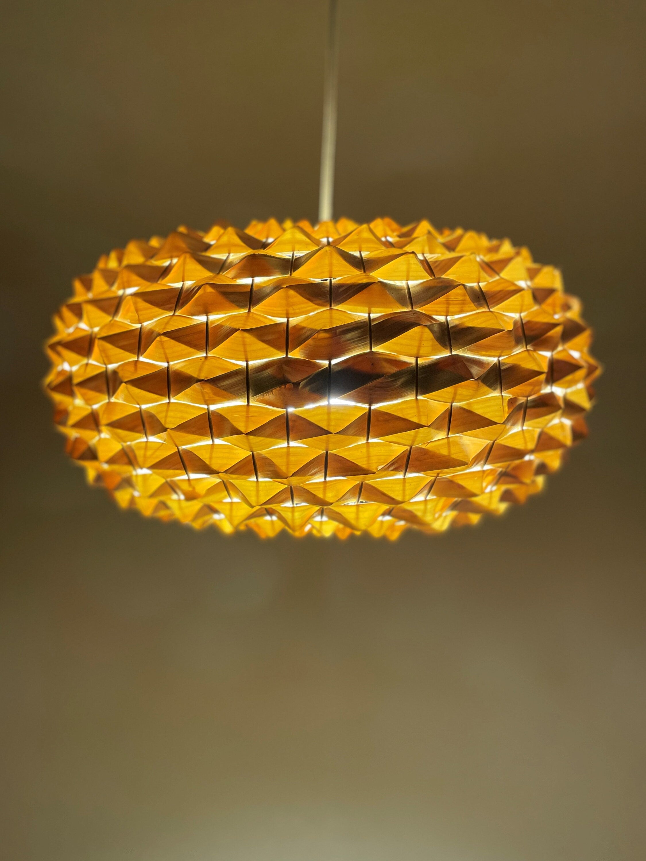 Palm Leave Round Lampshade Handcrafted, Sustainable Eco Friendly Lighting, Pendant Light, Chandelier, Lampshade