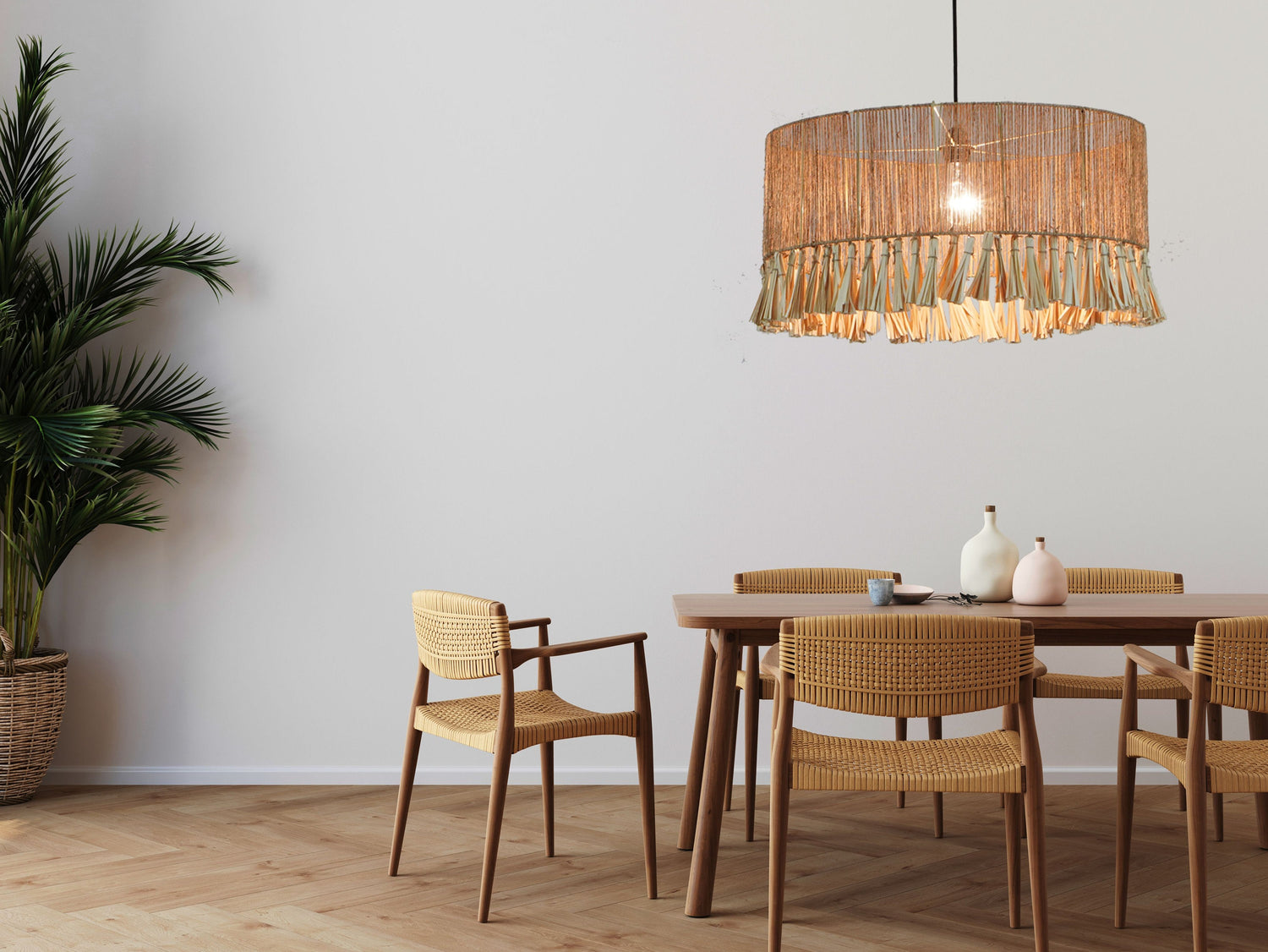 Large Round Jute Lampshade Handcrafted, Sustainable Eco Friendly Lighting, Pendant Light, Chandelier, Lampshade