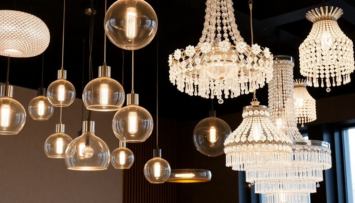Lighting Choreography: Mix Glass Pendant Lights and Crystal Chandeliers for Cohesive Room-to-Room Flow with Milk, Stained & Blown Glass
