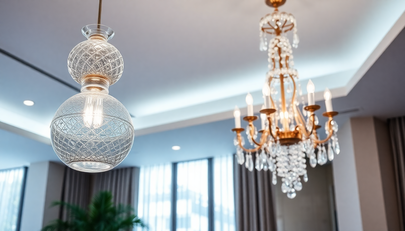 Transform Your Home Ambiance: Expert Tips for Styling Milk, Stained, and Blown Glass Pendant Lights with Stunning Crystal Chandeliers