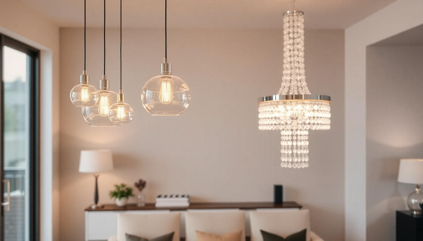 Clear vs Frosted Glass Pendant Lights: How to Choose, Mix and Style Milk, Stained & Blown Fixtures with Crystal Chandeliers