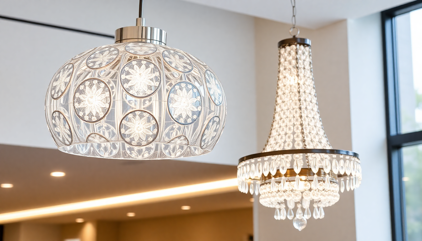 Budget-Friendly Luxe: How to Mix Glass Pendant Lights with Crystal Chandeliers Using Milk, Stained & Blown Glass