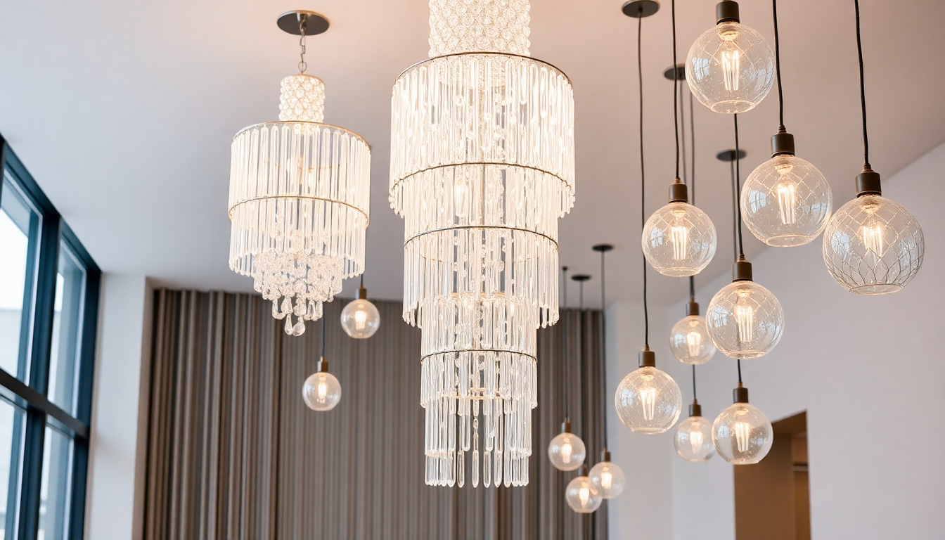 Chandelier Matchmaking: How to Choose and Pair Crystal Chandeliers with Glass Pendant Lights — Milk, Stained & Blown Glass Lighting Tips