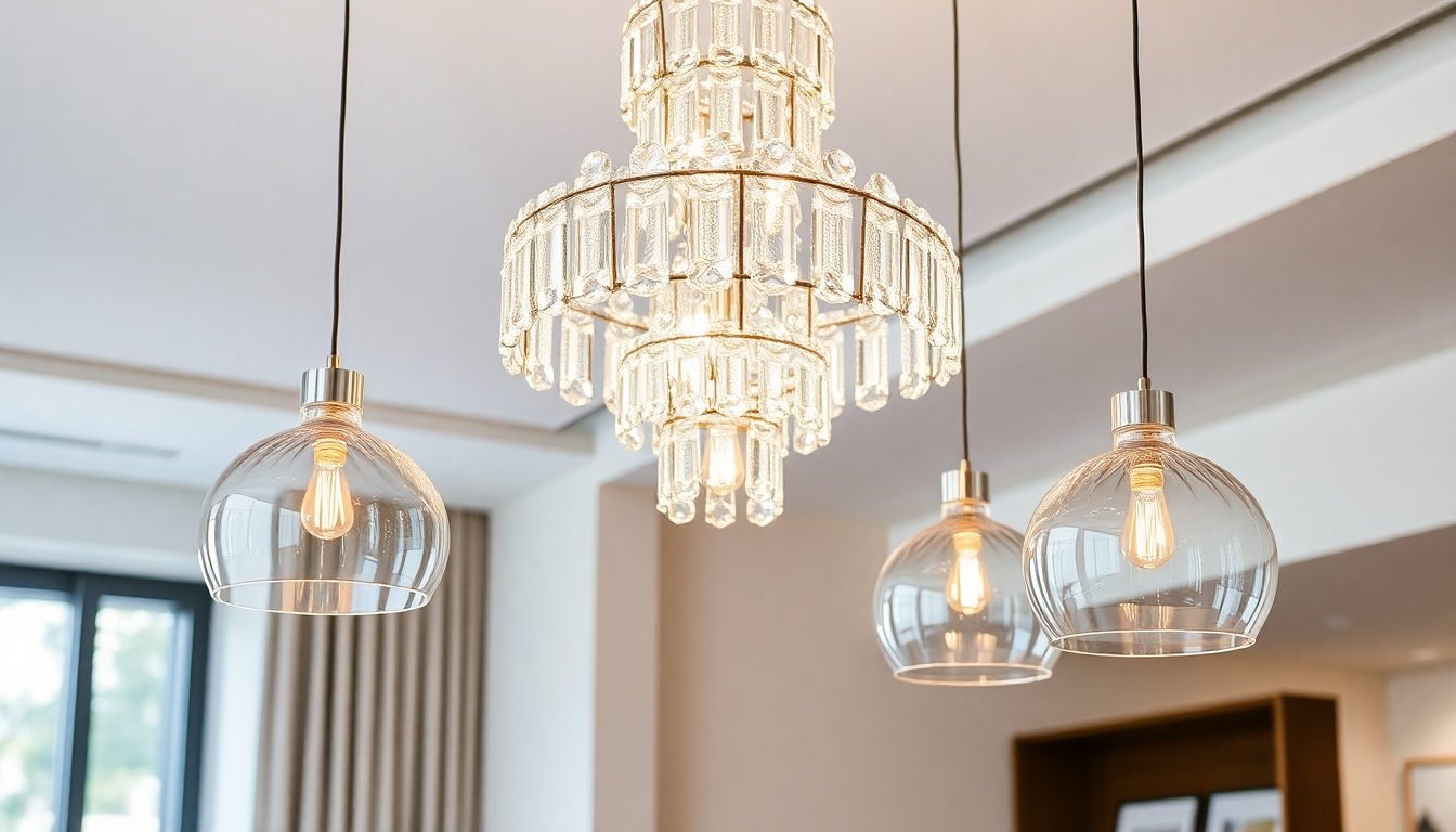 Glass Pendant Lights: How to Pair Milk, Stained & Blown Glass with Crystal Chandeliers for Layered, Affordable Luxury