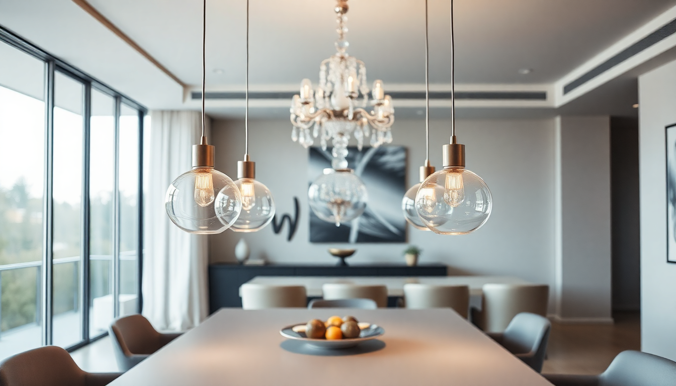 Creating Luxurious and Modern Ambiance: Expert Tips for Selecting and Styling Glass Pendant Lights and Crystal Chandeliers with Product Recommendations