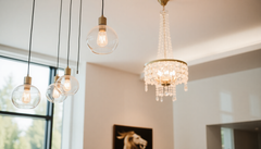 Create Visual Flow: Stylish Ways to Blend Glass Pendant Lights (Milk, Stained & Blown) with Crystal Chandeliers